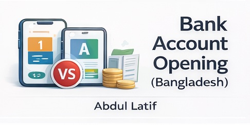 Bank account opening